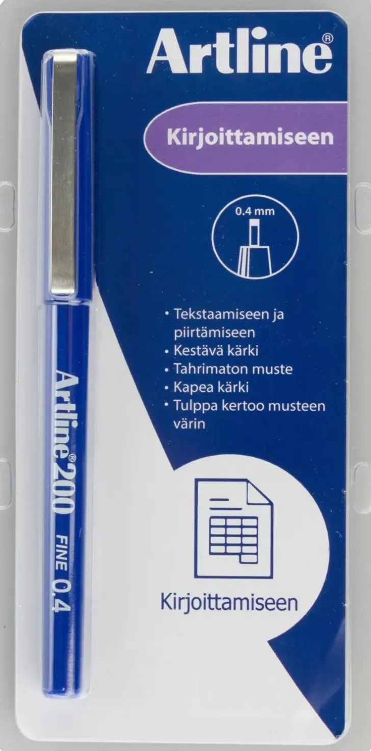 Artline Kuitukyna 200 0,4Mm Sininen