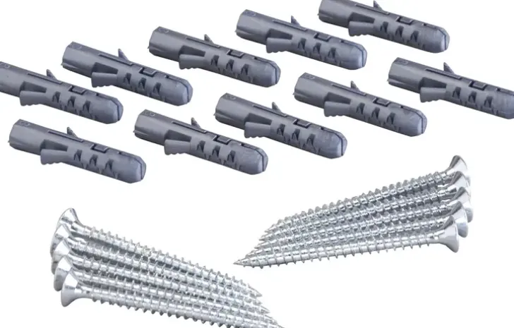 Asennukseen Puuseiniin Tai Betoniin, Kiveen Tai Kaakeliseiniin. Tfx 4.8 X 64 Mm. Toimitetaan 10 Kpl:N Pakkauksessa.