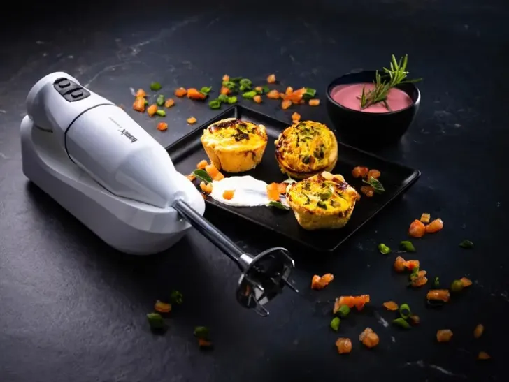 Bamix Cordless, Ladattava Sauvasekoitin, Valkoinen