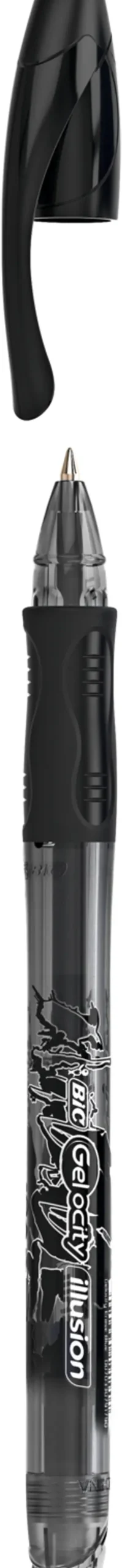 Bic Gelocity Illusion Pyyhittava Geelikyna Musta
