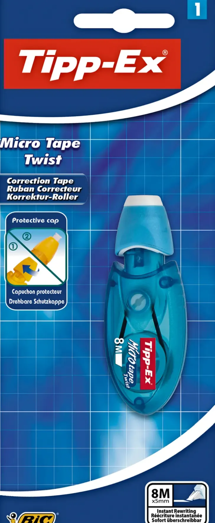 Bic Tipp-Ex Micro Tape Twist Korjausrolleri