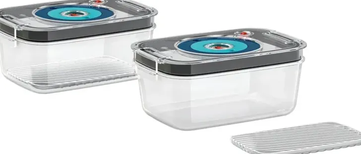 Bosch Vakuumisailytyslaatikko 2 Kpl Mszv0Fc2 1,1 L