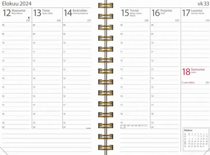 Burde Kalenteri 2024 Exclusive Style