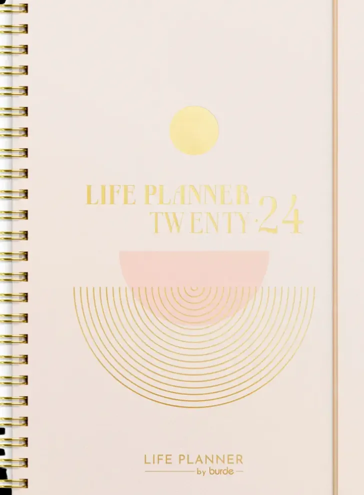 Burde Kalenteri 2024 Life Planner Pink