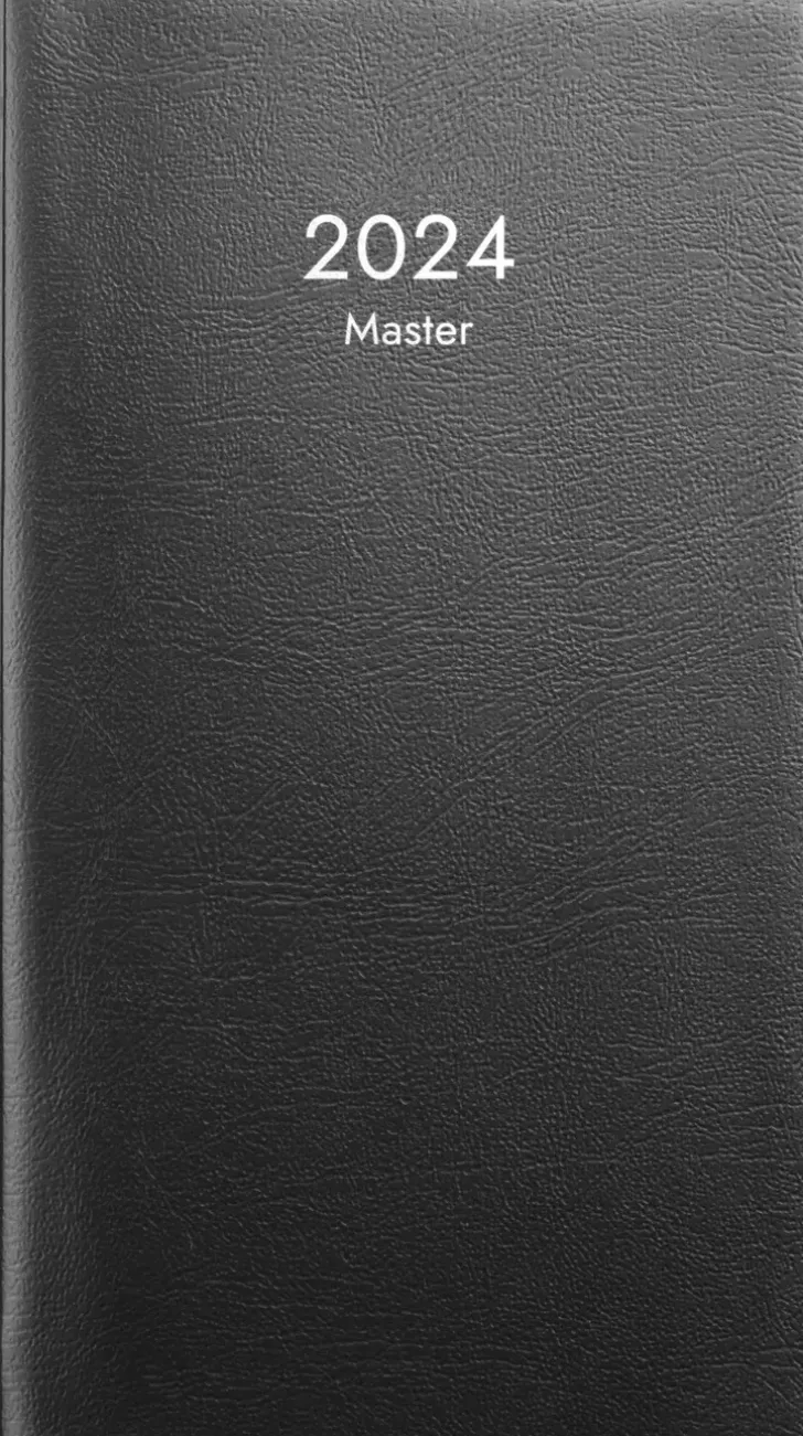 Burde Kalenteri 2024 Master Musta Muovikansi