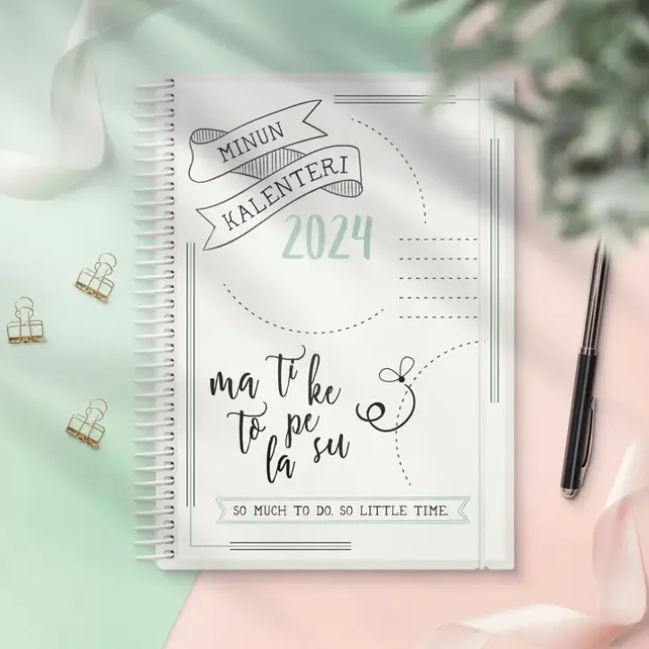 Burde Kalenteri 2024 Scribble Ii A5