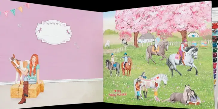 Create Your Happy Horses Tarrakirja