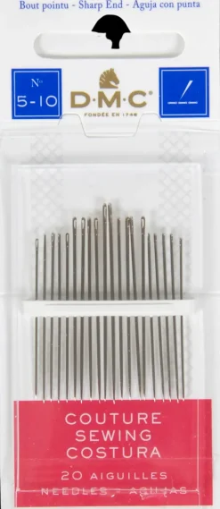 Dmc Teravakarkinen Silmaneulalajitelma Kasinompeluun 5-10