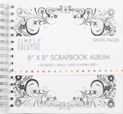 Dovecraft Simply Creative Leikekirja Valkoisilla Valilehdilla