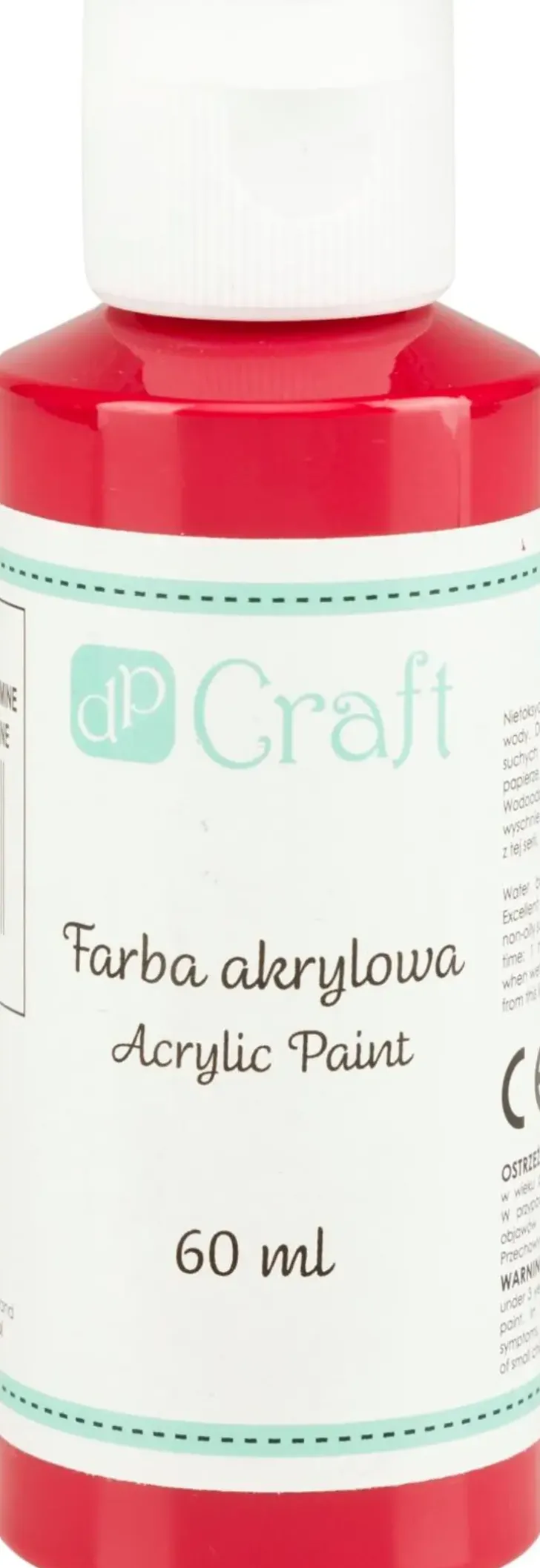 Dp Craft Akryylivari 60Ml Karmiininpunainen 025