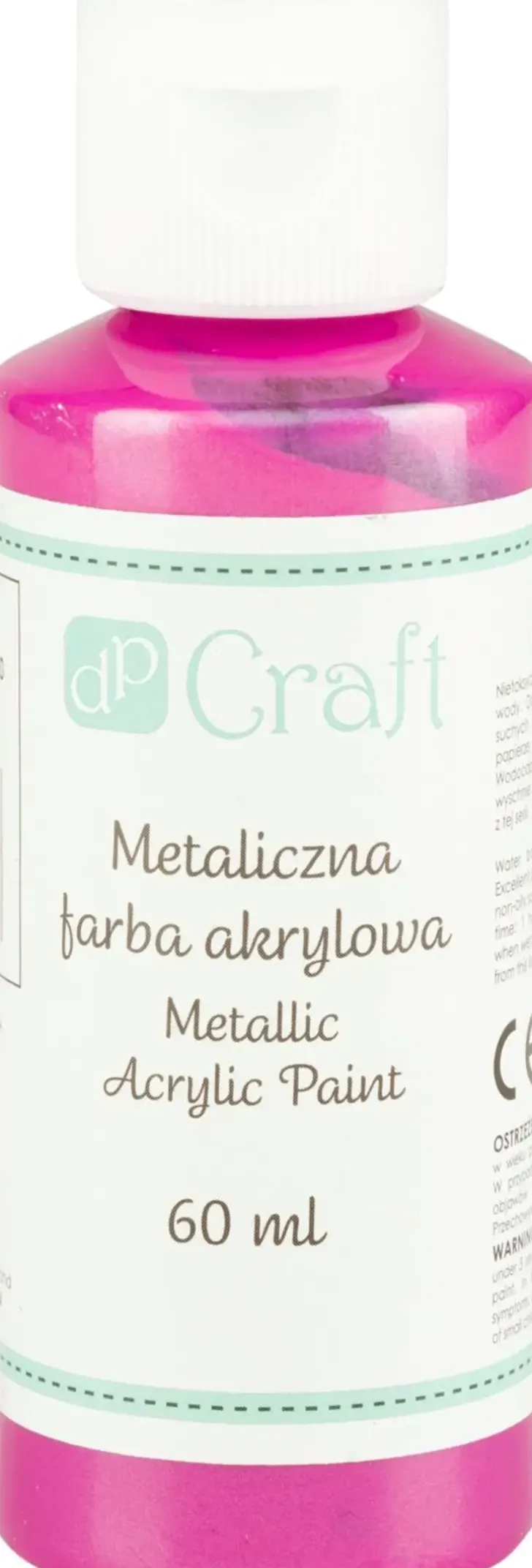 Dp Craft Akryylivari 60Ml Metallipunainen 003