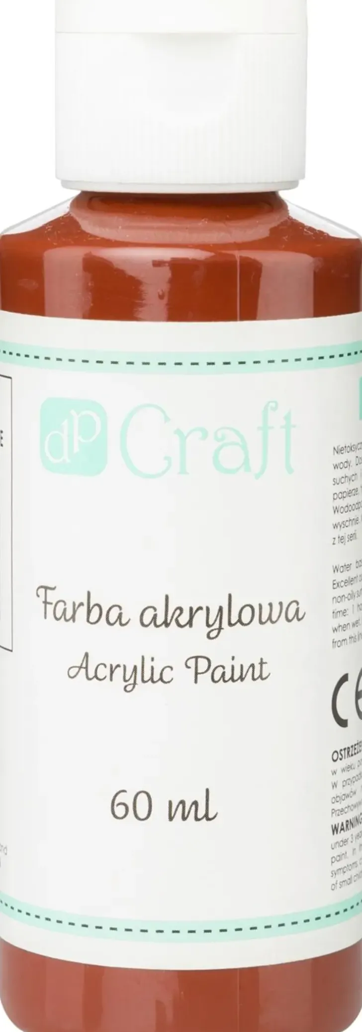 Dp Craft Akryylivari 60Ml Suklaanruskea 010