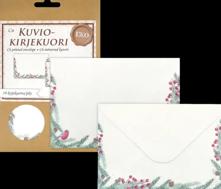 Eko C6 Kuviokirjekuori Havu 10Kpl