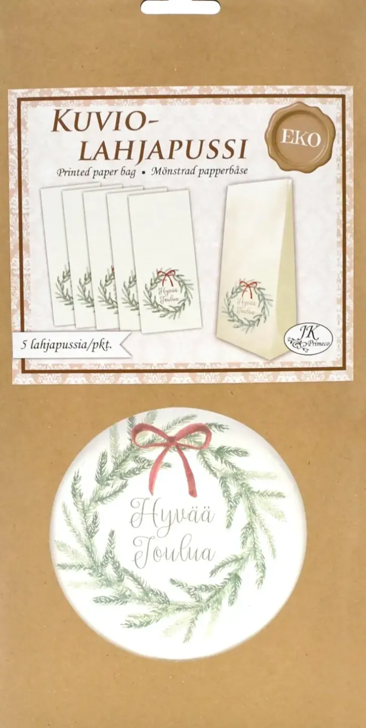 Eko Lahjapussi Kranssi 5Kpl/Ptk