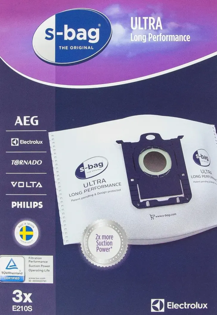 Electrolux Polypussi S-Bag Ultra Long Performance E210S 3 Kpl