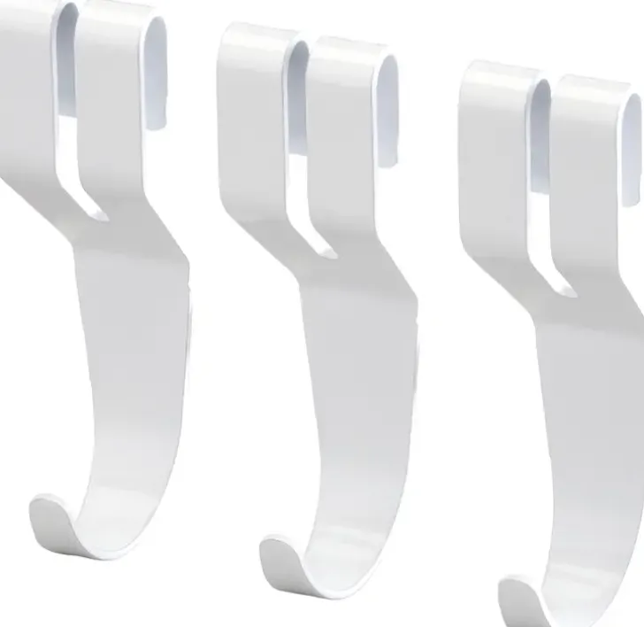 Elfa Classic Hyllykoukku Lankahyllyyn 472410 3Kpl Valkoinen