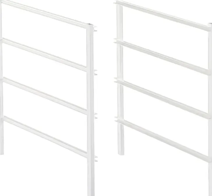 Elfa Classic Liukukiskollinen Telinepaaty 4 Liukukiskolla 200413 Valkoinen