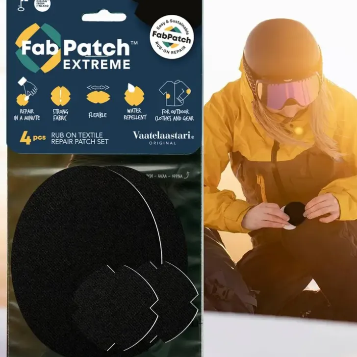 Fabpatch Vaatelaastari, Extreme, Hankaamalla Kiinnittyva Tekstiilien Korjauspaikka