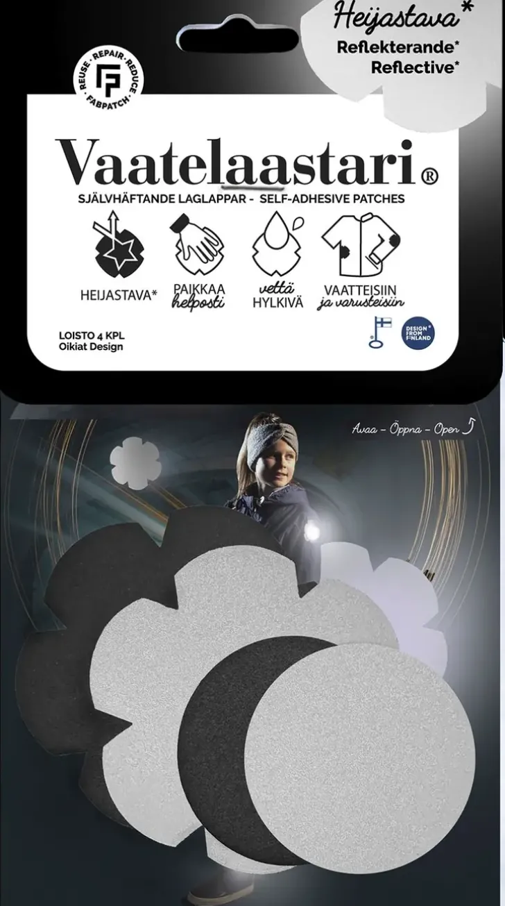 Fabpatch Vaatelaastari, Loisto - Helppo, Hankaamalla Kiinnittyva Tekstiilien Korjauspaikka