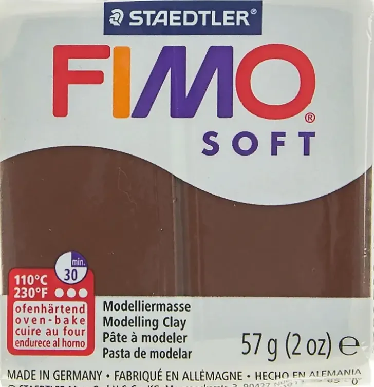 Fimo Soft Muovailumassa, Suklaanruskea, 57 G