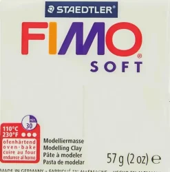 Fimo Soft Muovailumassa, Valkoinen, 57G