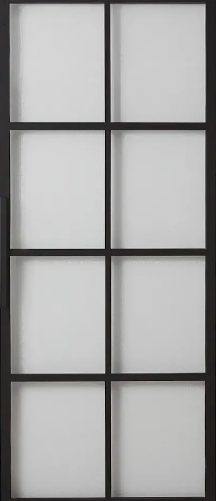 Habo Ovi Cube 1000X2133X28 Musta/Lasi