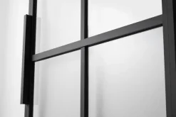 Habo Ovi Cube 1000X2133X28 Musta/Lasi