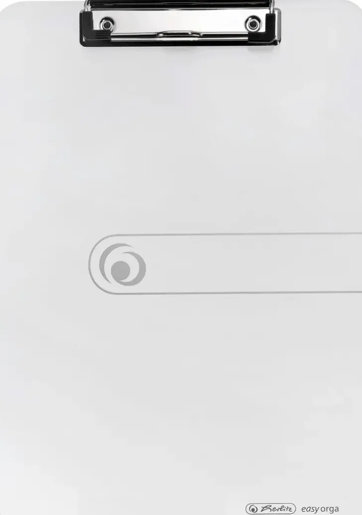 Herlitz Puristusalusta A4 Easy Orga Kirkas