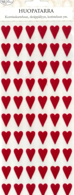 Huopatarra Sydan Tummanpunainen