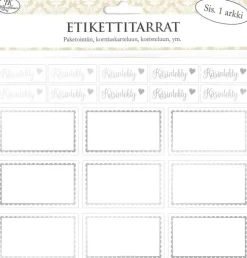 J.K. Primeco Etikettitarra Hopea 1Ark/Pkt