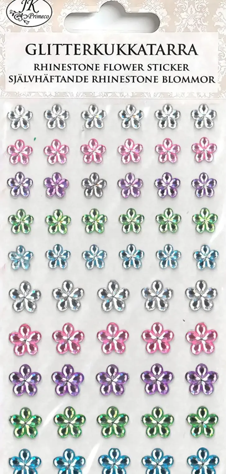 J.K. Primeco Glitterkukkatarra Varilajitelma