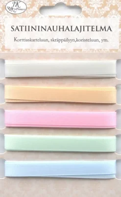 J.K. Primeco Satiininauhalajitelma Pastelli