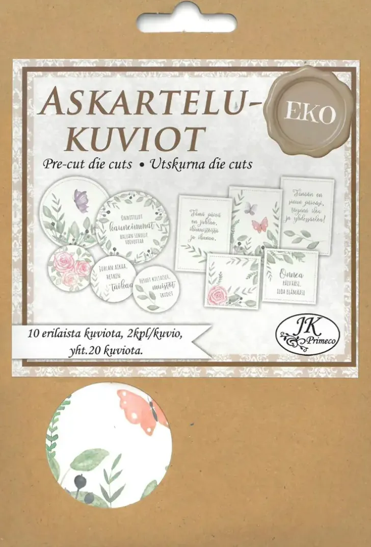 J.K. Primeo Eko Askartelukuvio Lehdet 20Kpl