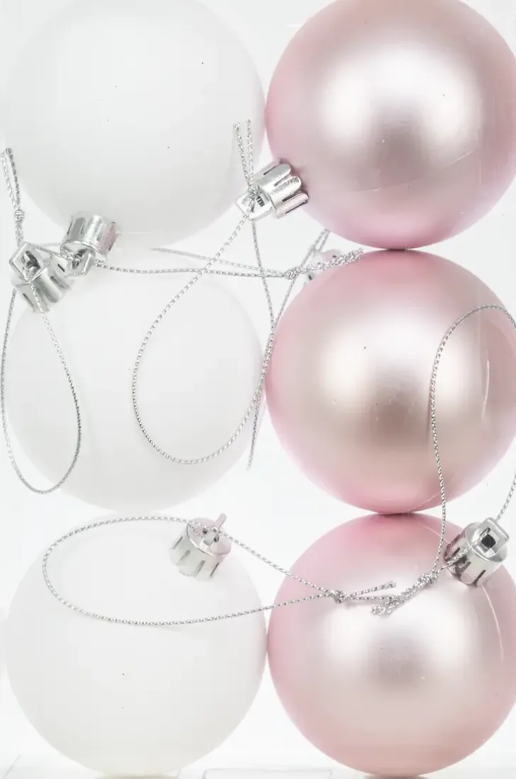 Joulupallo 6 Cm Matta 6 Kpl