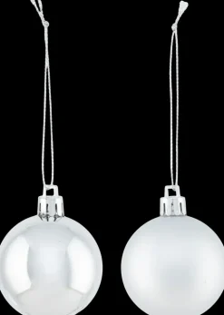 Joulupallo Hopea 12Kpl 5Cm