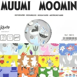 Karto Kuviopaperilajitelma Muumi 15X15 Cm 24 Arkkia