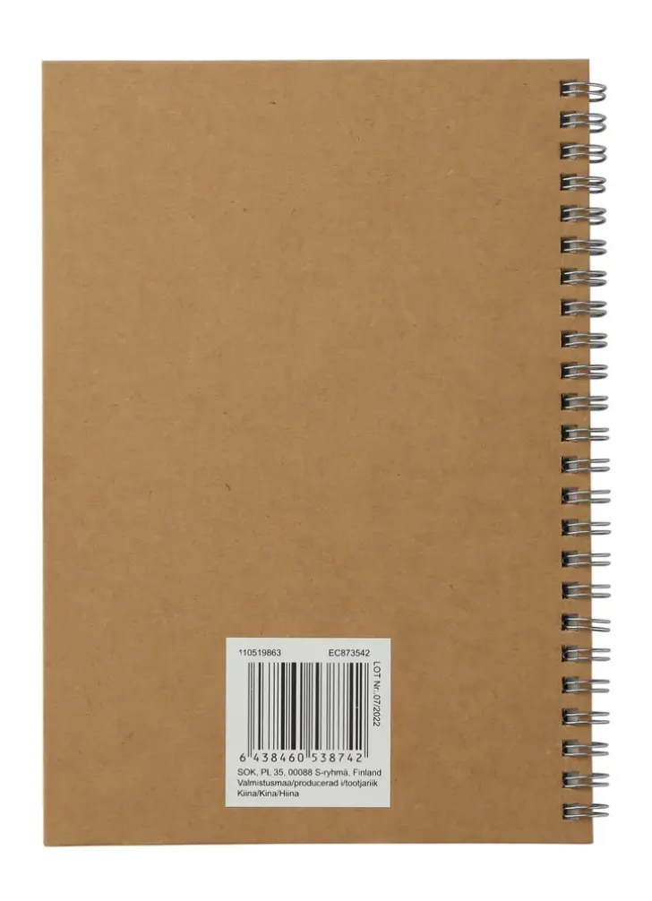 Kierremuistikirja A5 80 Lehtea Ec873542