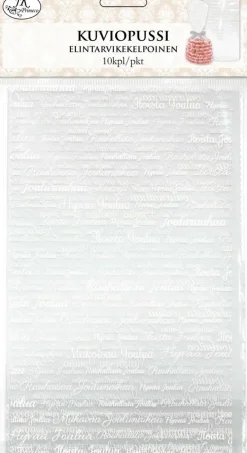 Kirkas Pussi Hyvaa Joulua Valkoinen 10Kpl/Pkt