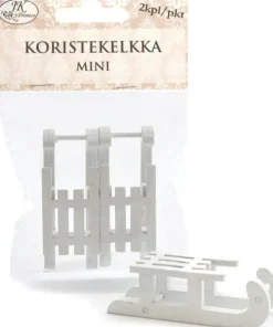 Koristekelkat Mini Valkoinen 2Kpl/Pkt
