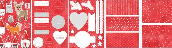 Korttiaskartelusetti Hauska Tonttu 5+5