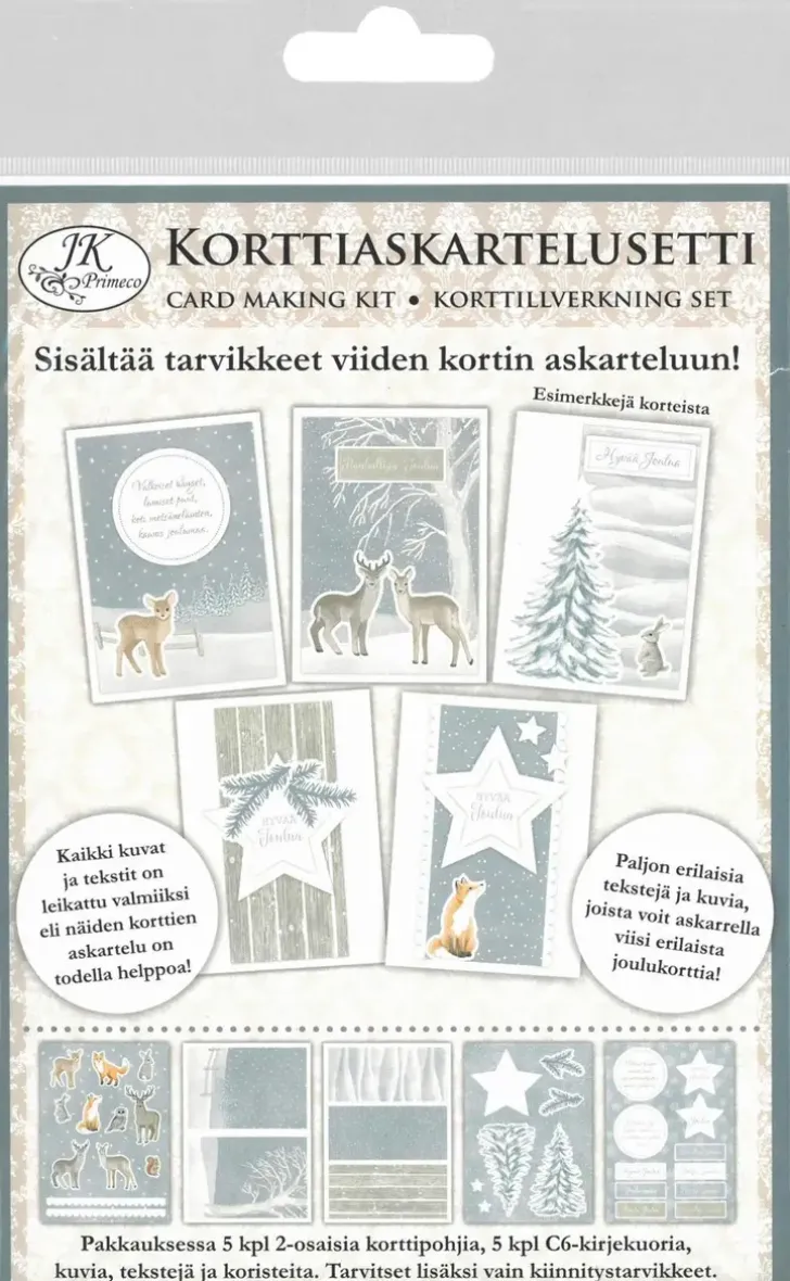 Korttiaskartelusetti Talvimetsa 5+5