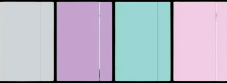 Kulmalukkokansio A4 Pastel Varilaj. Interdruk