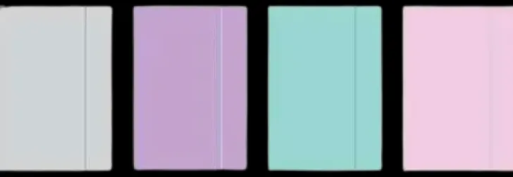 Kulmalukkokansio A5 Pastel Varilaj. Interdruk