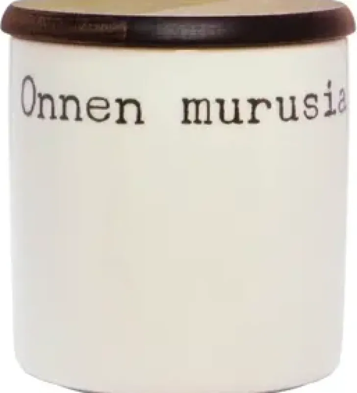 Kultakeramiikka 0,8L Onnen Murusia -Purkki