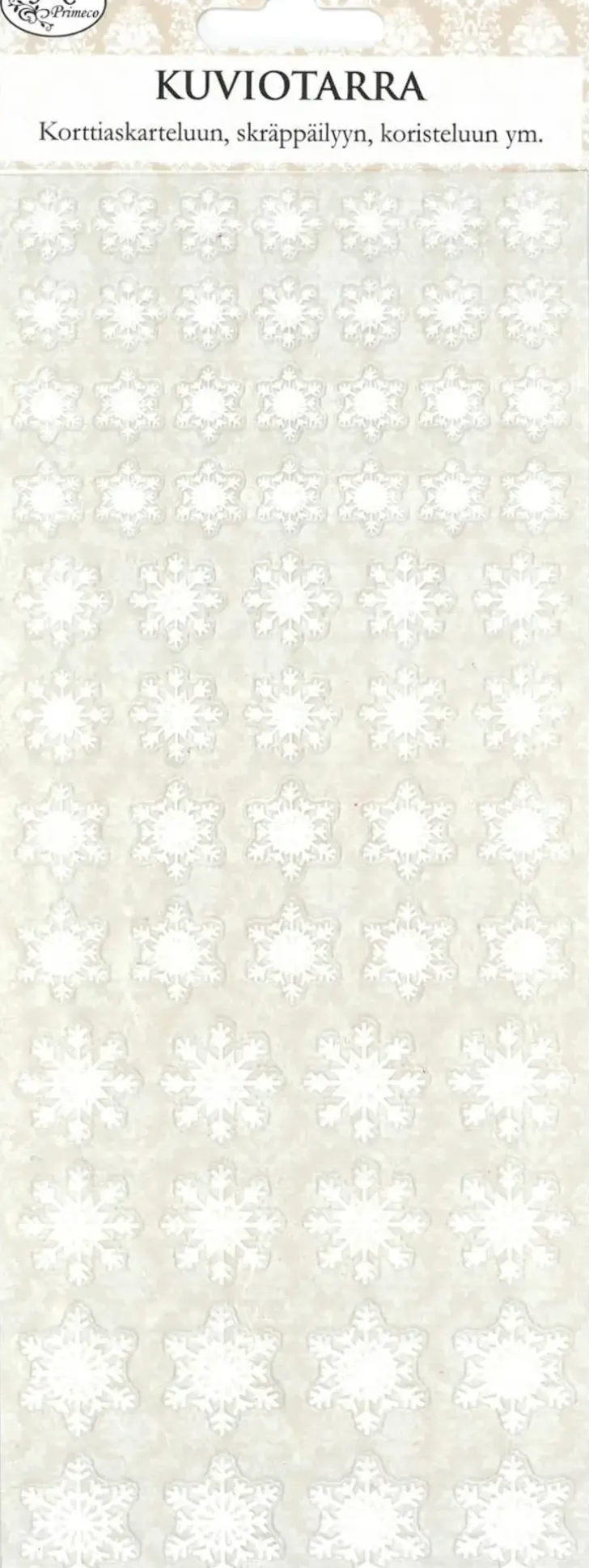 Kuviotarra Lumihiutale Glitter