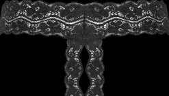 Kyra Avohaara Stringit S/M Black