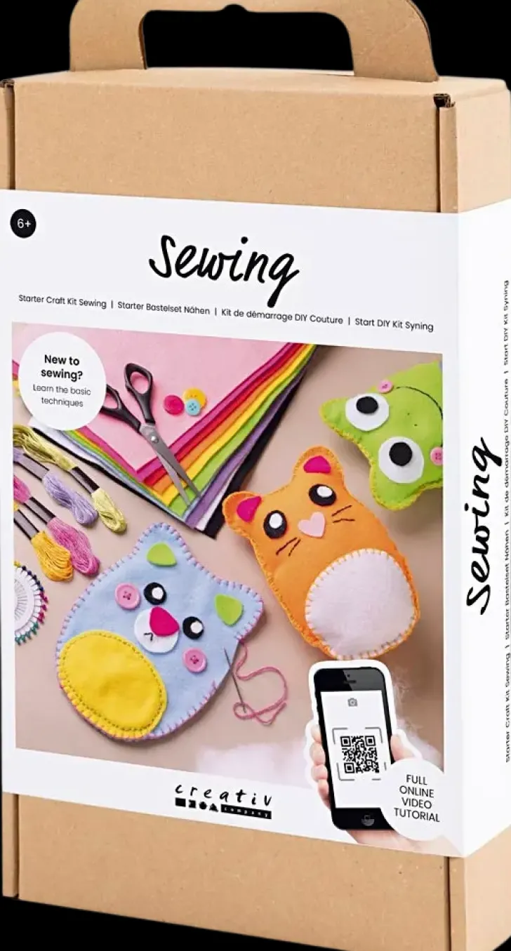 Lasten Askartelupakkaus Ompelu, Nallet