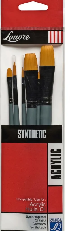 Louvre Sivellinsetti Akryyli- Ja Oljyvareille