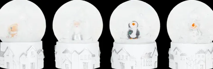 Lumisadepallo 6 Cm Valkoinen, Erilaisia