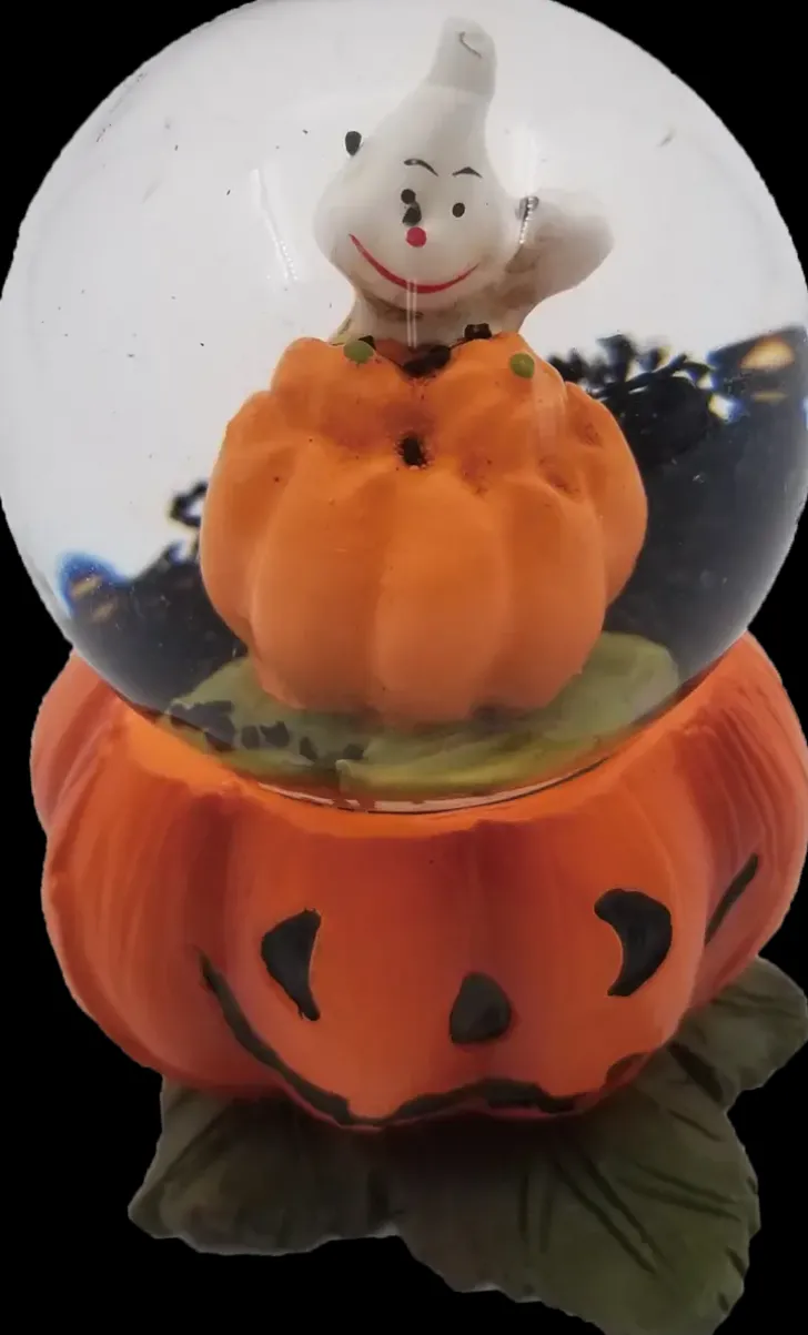 Lumisadepallo Kurpitsa 5,5 Cm